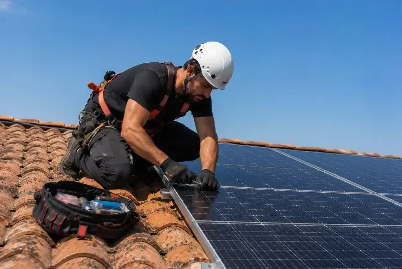 Maintenance et monitoring de panneaux solaires à la Roche-sur-Foron