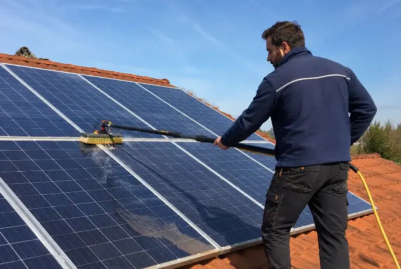 Nettoyage et entretien de panneaux solaires à la Roche-sur-Foron