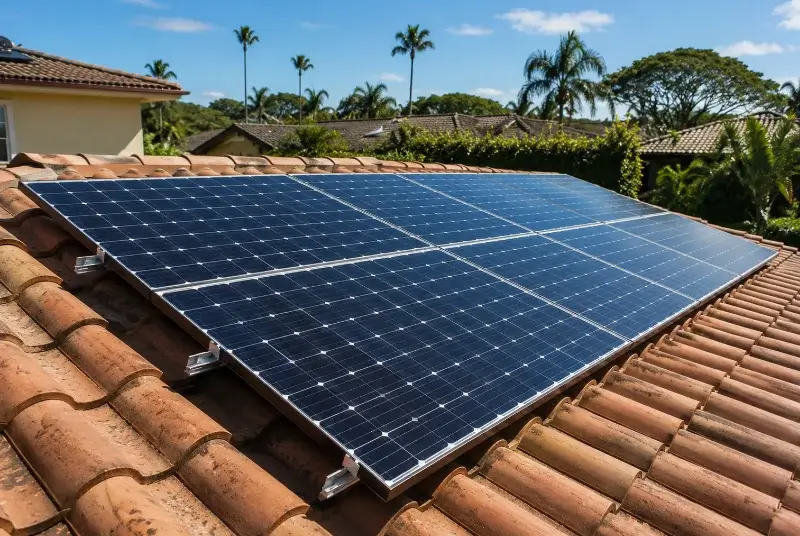 Installation de panneaux solaires à la Roche-sur-Foron
